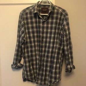 Like new. Casual button down